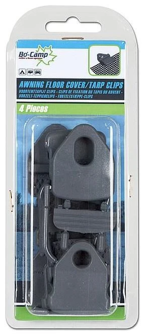 Bo-Camp Awning Floor Cover/ Tarp Clips Grey 5 Bo-Camp Awning Floor Cover/ Tarp Clips Grey – Bild 3