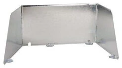 Bo-Camp Kookwindscherm Einstellbar Silver