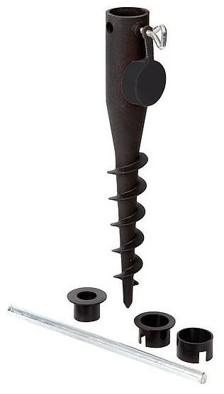 Bo-Camp Parasol Erdbohrer 26-44mm Nylon Black 3 Bo-Camp Parasol Erdbohrer 26-44mm Nylon Black