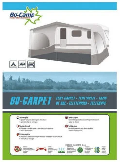 Bo-Camp Zeltteppich 2.5 X 6 M -Günstiges OutdoorXL Geschäft bo camp tenttapijt 2 5 x 6 m grey 2 5 x 6 m grey 1