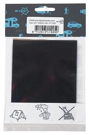 Bo-Camp Selbstklebend Reparieren Tuch Black 3 Bo-Camp Selbstklebend Reparieren Tuch Black