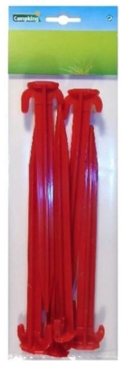 Campking Zelthering Kunststoff 30cm (6 Pack)