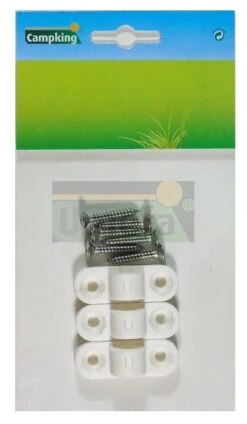 Campking Tasche 3 Bev.oog Kunststoff + 6 Schrauben Horizontal