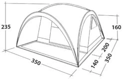 Easy Camp Camp Shelter Granite Grey -Günstiges OutdoorXL Geschäft easy camp camp shelter granite grey 1