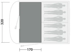 Easy Camp Edendale 600 Carpet -Günstiges OutdoorXL Geschäft easy camp edendale 600 carpet khaki 170 x 320 cm khaki 1