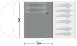 Easy Camp Palmdale 800 Lux Carpet -Günstiges OutdoorXL Geschäft easy camp palmdale 800 lux carpet khaki 280 x 360 cm khaki 0 1