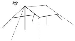 Easy Camp Tarp 4 X 4 M Granite Grey -Günstiges OutdoorXL Geschäft easy camp tarp 4 x 4 m granite grey 1