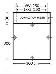 Kampa Cross AIR Drive-Away Awning 5 Kampa Cross AIR Drive-Away Awning – Bild 3