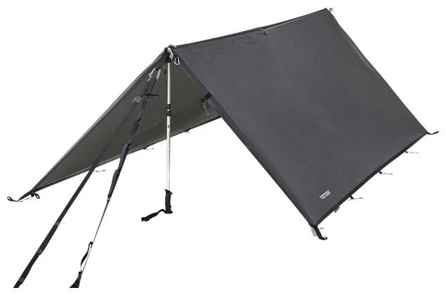 Nordisk Voss Tech Mini Tarp Dark Moss 4 Nordisk Voss Tech Mini Tarp Dark Moss – Bild 2