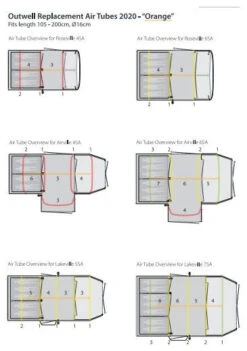 Outwell Air Repair Tube - Orange Transparent 9 Outwell Air Repair Tube - Orange Transparent -Günstiges OutdoorXL Geschäft outwell air repair tube orange transparent 2