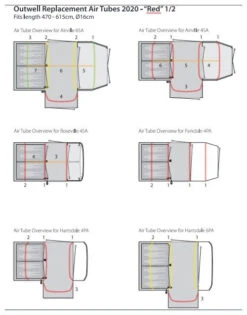 Outwell Air Repair Tube - Red -Günstiges OutdoorXL Geschäft outwell air repair tube red transparent 1