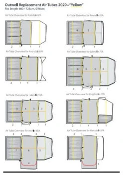 Outwell Air Repair Tube - Yellow Transparent 9 Outwell Air Repair Tube - Yellow Transparent -Günstiges OutdoorXL Geschäft outwell air repair tube yellow transparent 1