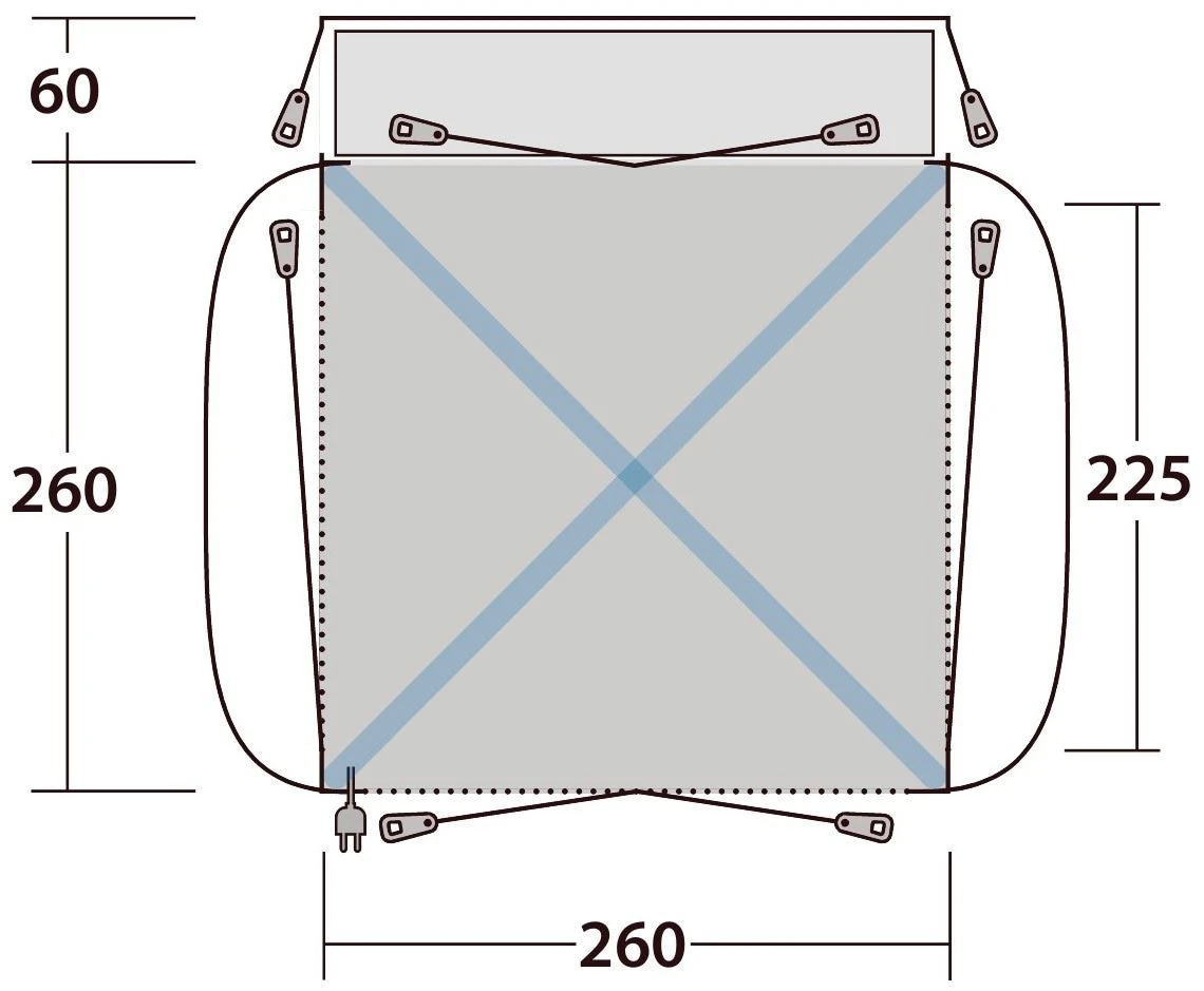 Outwell Bremburg Air Black-Grey 5 Outwell Bremburg Air Black-Grey – Bild 3
