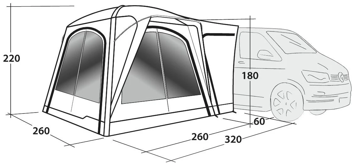 Outwell Bremburg Air Package Deal Black-Grey 8 Outwell Bremburg Air Package Deal Black-Grey – Bild 6