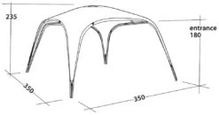 Outwell Event Lounge L Black-Grey -Günstiges OutdoorXL Geschäft outwell event lounge l grey 3 1