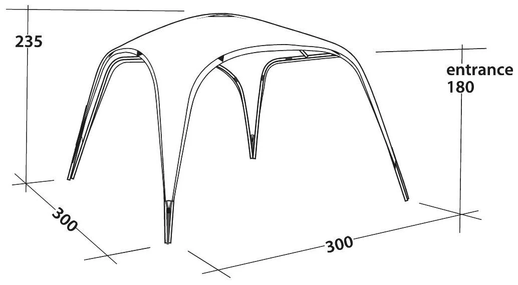 Outwell Event Lounge M Black-Grey 7 Outwell Event Lounge M Black-Grey – Bild 5