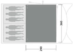 Outwell Greenwood 6 Flat Woven Carpet Black-Grey 9 Outwell Greenwood 6 Flat Woven Carpet Black-Grey -Günstiges OutdoorXL Geschäft outwell greenwood 6 flat woven carpet grey 2