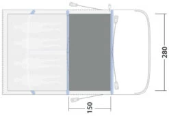 Outwell Hayward Lake 4ATC Flat Woven Carpet Black-Grey 8 Outwell Hayward Lake 4ATC Flat Woven Carpet Black-Grey -Günstiges OutdoorXL Geschäft outwell hayward lake 4atc woven carpet grey 1