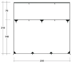 Outwell Hillcrest Tarp Green 13 Outwell Hillcrest Tarp Green -Günstiges OutdoorXL Geschäft outwell hillcrest tarp green 1 1