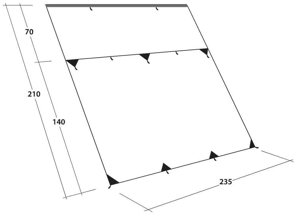 Outwell Hillcrest Tarp Green 6 Outwell Hillcrest Tarp Green – Bild 4
