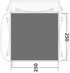 Outwell Milestone/ Bremburg Footprint Black-Grey 7 Outwell Milestone/ Bremburg Footprint Black-Grey -Günstiges OutdoorXL Geschäft outwell milestone bremburg footprint grey 1 5