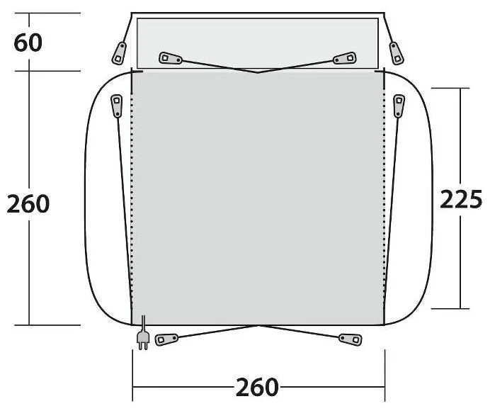 Outwell Milestone Lux Black-Grey 6 Outwell Milestone Lux Black-Grey – Bild 4