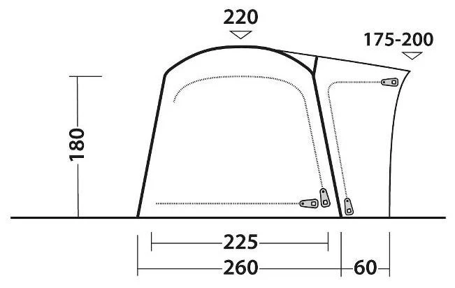 Outwell Milestone Lux Package Deal Black-Grey 7 Outwell Milestone Lux Package Deal Black-Grey – Bild 5