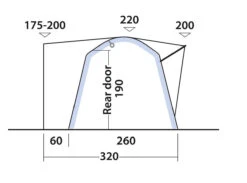 Outwell Milestone Shade Air Demo -Günstiges OutdoorXL Geschäft outwell milestone shade air demo 1
