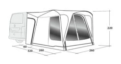 Outwell Milestone Shade Air Demo -Günstiges OutdoorXL Geschäft outwell milestone shade air demo 3