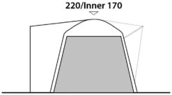 Outwell Milestone / Starville Inner Charcoal -Günstiges OutdoorXL Geschäft outwell milestone starville inner charcoal 5