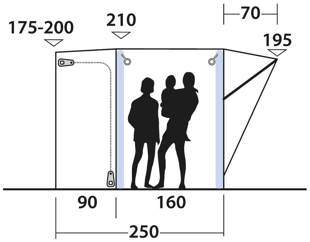 Outwell Newburg 160 Air Package Deal Black-Grey 7 Outwell Newburg 160 Air Package Deal Black-Grey – Bild 5