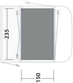 Outwell Newburg / Waystone 160 Carpet Black-Grey -Günstiges OutdoorXL Geschäft outwell newburg 160 flat woven carpet grey 2