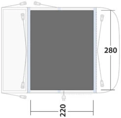Outwell Newburg 240 Footprint Black-Grey 7 Outwell Newburg 240 Footprint Black-Grey -Günstiges OutdoorXL Geschäft outwell newburg 240 footprint grey 1