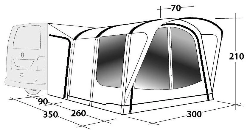 Outwell Newburg 260 2022 Grey 6 Outwell Newburg 260 2022 Grey – Bild 4