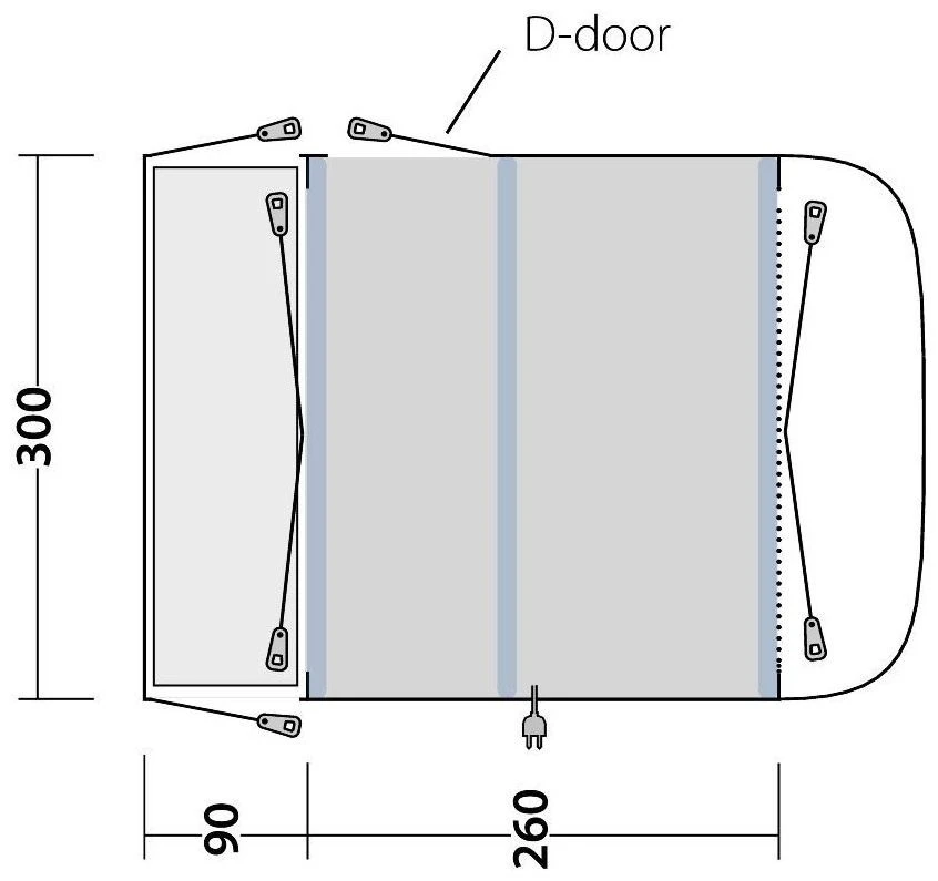 Outwell Newburg 260 Air Xtra Tall 9 Outwell Newburg 260 Air Xtra Tall – Bild 7