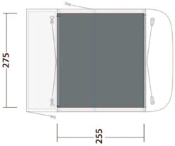 Outwell Newburg 260 Flat Woven Carpet -Günstiges OutdoorXL Geschäft outwell newburg 260 flat woven carpet grey 2