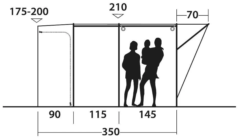 Outwell Newburg 260 Package Deal Grey 6 Outwell Newburg 260 Package Deal Grey – Bild 4
