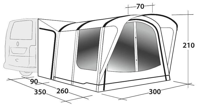 Outwell Newburg 260 Package Deal Grey 8 Outwell Newburg 260 Package Deal Grey – Bild 6