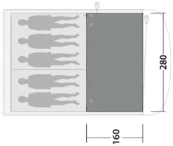 Outwell Oakwood 5 Flat Woven Carpet Grey 9 Outwell Oakwood 5 Flat Woven Carpet Grey -Günstiges OutdoorXL Geschäft outwell oakwood 5 flat woven carpet grey 2