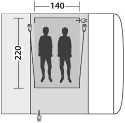 Outwell Parkville 200SA-Maryville 260SA Flex Inner -Günstiges OutdoorXL Geschäft outwell parkville 200sa maryville 260sa flex inner 1