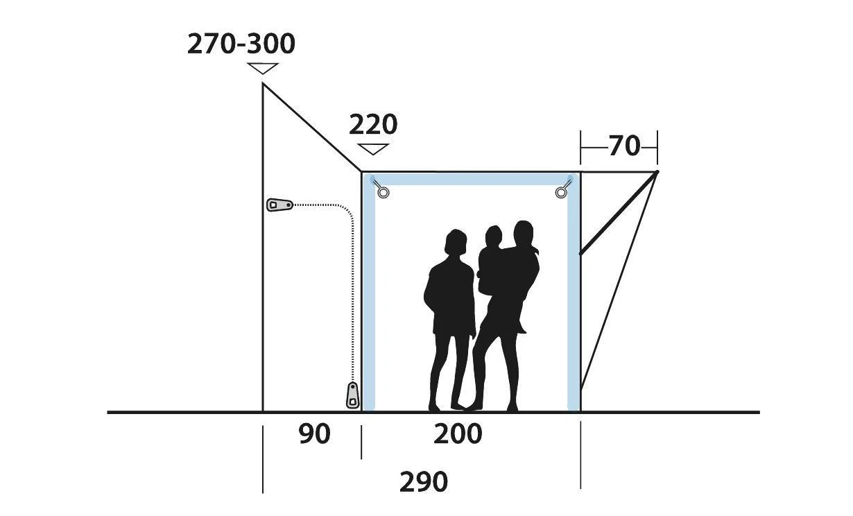 Outwell Parkville 200SA Xtra Tall 6 Outwell Parkville 200SA Xtra Tall – Bild 4