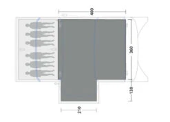 Outwell Pinedale 6PA Flat Woven Carpet Grey -Günstiges OutdoorXL Geschäft outwell pinedale 6pa flat woven carpet grey 2 1