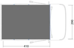 Outwell Springville 4SA Footprint Black-Grey 7 Outwell Springville 4SA Footprint Black-Grey -Günstiges OutdoorXL Geschäft outwell springville 4sa footprint grey 1