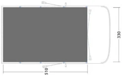 Outwell Springville 5SA Footprint Black-Grey 7 Outwell Springville 5SA Footprint Black-Grey -Günstiges OutdoorXL Geschäft outwell springville 5sa footprint grey 1