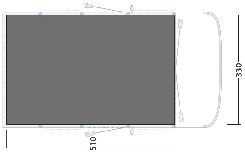 Outwell Springville 5SA Footprint Black-Grey 5 Outwell Springville 5SA Footprint Black-Grey – Bild 3