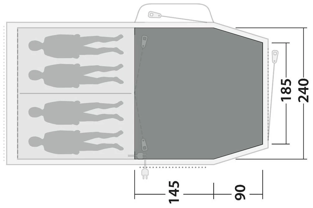 Outwell Springwood 4 Flat Woven Carpet 6 Outwell Springwood 4 Flat Woven Carpet – Bild 4