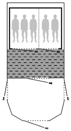 Outwell Spitfire 340 RSTC / Stone Lake 5 ATC / Puma Lake 5E Fleece Carpet 330 X 170 Cm -Günstiges OutdoorXL Geschäft outwell stone lake 5 atc puma lake 5e fleece carpet 3