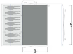 Outwell Sundale 7 Flat Woven Carpet 8 Outwell Sundale 7 Flat Woven Carpet -Günstiges OutdoorXL Geschäft outwell stone lake 7 wood lake 7pa sundale 7 knoxville 7 flat woven carpet grey 2