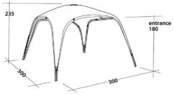 Outwell Summer Lounge M Blue -Günstiges OutdoorXL Geschäft outwell summer lounge m blue 1