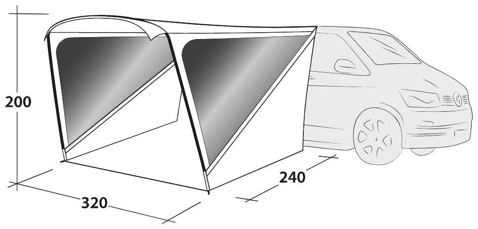Outwell Touring Shelter Black-Grey 8 Outwell Touring Shelter Black-Grey – Bild 6
